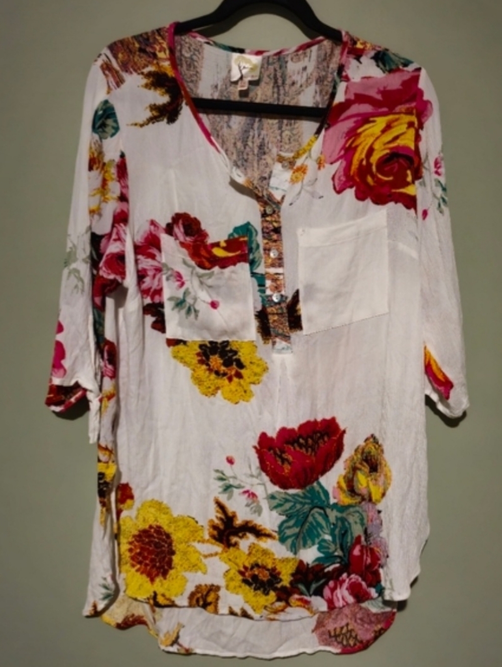 Fig And Flower Floral Tunic